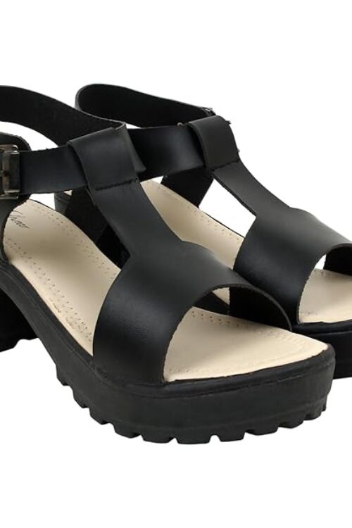 Sandals for Women | T-Strap Wedge Heel Sandals
