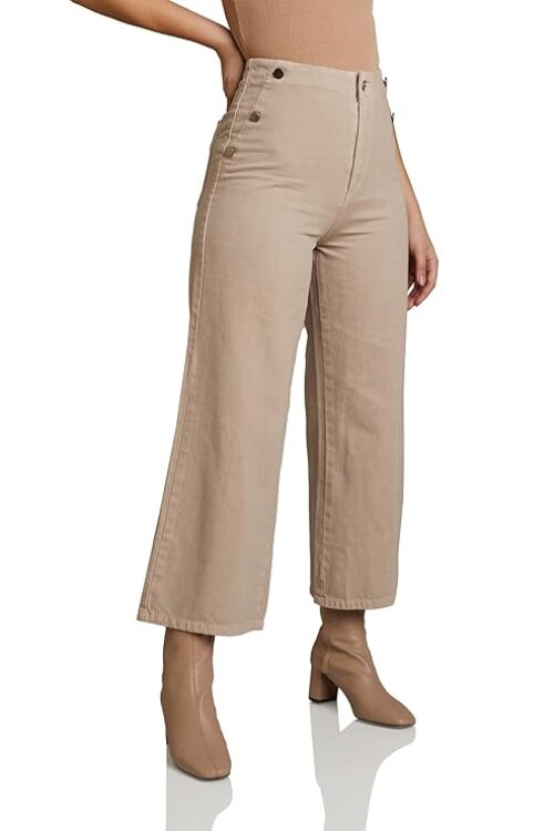 Women’s High Waist Denim Culottes