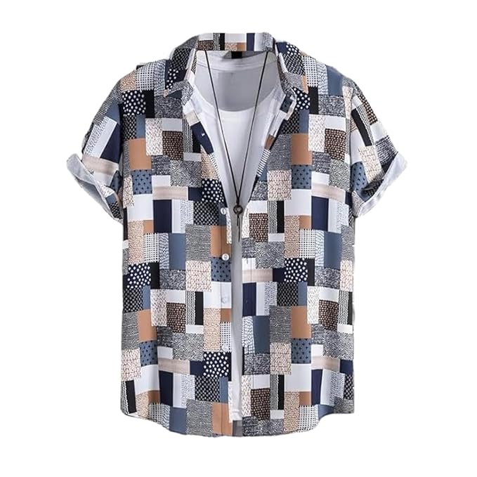 Regular Fit Shirt for Men | Half Sleeve Lycra Shirt
