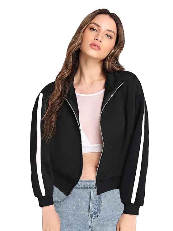 Fleece Collared Neck Sweatshirt