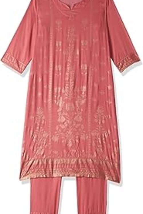 Women Rayon Straight Kurta Pant 2 Piece Set